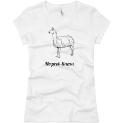 Ladies Slim Fit Basic Promo Jersey Tee