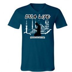 Unisex V-Neck Jersey Tee