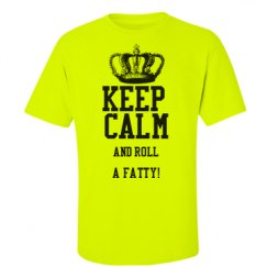 Unisex Ultra Cotton Safety Neon Crewneck Tee