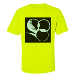 Unisex Ultra Cotton Safety Neon Crewneck Tee