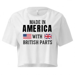 Ladies Festival Cali Crop Top Tee