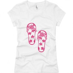 Ladies Slim Fit Basic Promo Jersey Tee