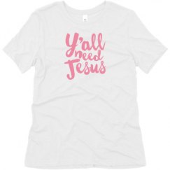 Ladies Relaxed Fit Super Soft Triblend Tee
