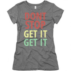 Ladies Slim Fit Super Soft Triblend Tee