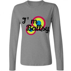 Ladies Relaxed Fit Basic Long Sleeve Tee