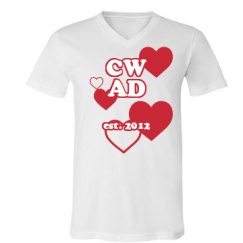 Unisex V-Neck Jersey Tee