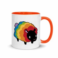 11oz Ceramic Mug with Color Inside