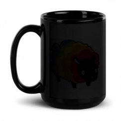 15oz Black Glossy Mug