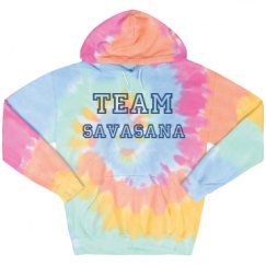 Unisex Tie-Dye Fleece Hoodie