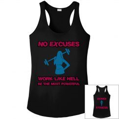 DONDIFITNESS LADIES RACERBACK