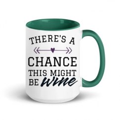 15oz Ceramic Mug with Color Inside