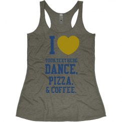 Ladies Slim Fit Super Soft Racerback Triblend Tank