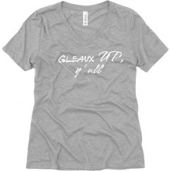 GLEAUX UP, y’all (vintage ladies v-neck)