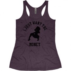 Ladies Slim Fit Super Soft Racerback Triblend Tank