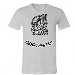 Unisex V-Neck Jersey Tee