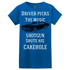 Driver picks the music