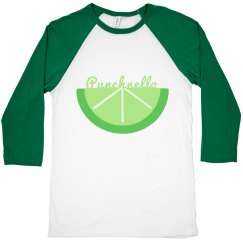 Punchnello Lime Raglan Top