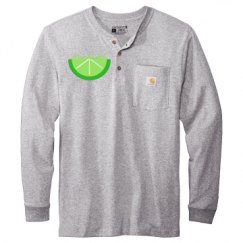 Unisex Carhartt Long Sleeve Henley Tee 