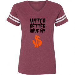 Ladies Relaxed Fit Vintage Sports Tee