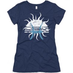 Ladies Slim Fit Super Soft Triblend Tee