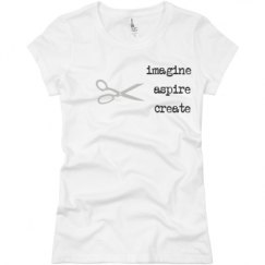 Ladies Slim Fit Basic Promo Jersey Tee