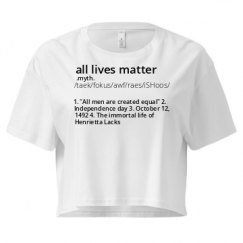 Ladies Festival Cali Crop Top Tee