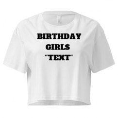 Ladies Festival Cali Crop Top Tee