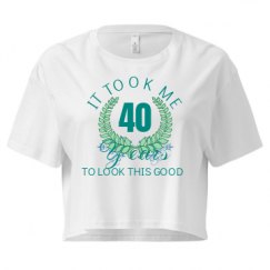 Ladies Festival Cali Crop Top Tee