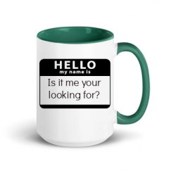 15oz Ceramic Mug with Color Inside