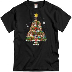 Basset Hound Christmas Cute Basset Hound Christmas Tree
