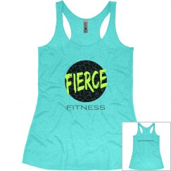 Fierce Fit Teal Tank