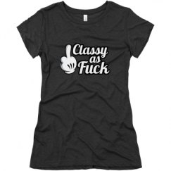 Ladies Slim Fit Super Soft Triblend Tee