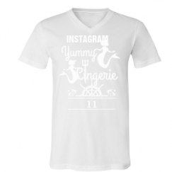 Unisex V-Neck Jersey Tee