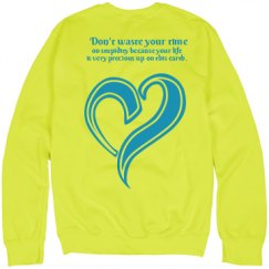 Unisex Neon Crewneck Sweatshirt