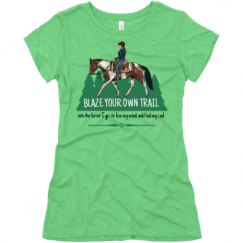 Ladies Slim Fit Super Soft Triblend Tee