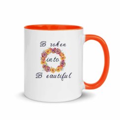 11oz Ceramic Mug with Color Inside