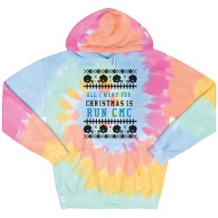 Unisex Tie-Dye Fleece Hoodie