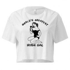 Ladies Festival Cali Crop Top Tee