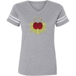 Ladies Relaxed Fit Vintage Sports Tee