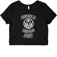 Ladies Slim Fit Crop Top Tee