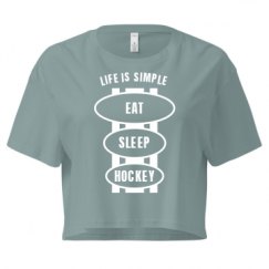 Ladies Festival Cali Crop Top Tee