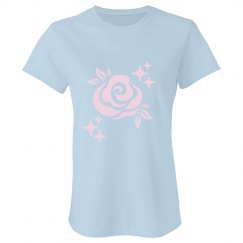 Baby pink rose top
