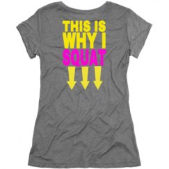 Ladies Slim Fit Super Soft Triblend Tee