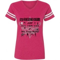 Ladies Relaxed Fit Vintage Sports Tee