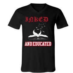 Unisex V-Neck Jersey Tee