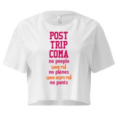 Ladies Festival Cali Crop Top Tee