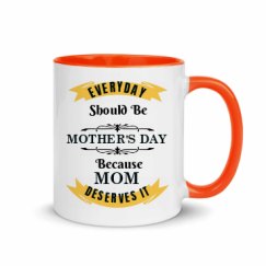 11oz Ceramic Mug with Color Inside