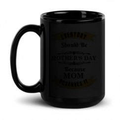 15oz Black Glossy Mug