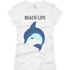 Ladies Slim Fit Basic Promo Jersey Tee