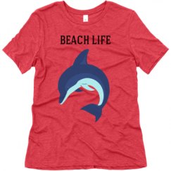 Ladies Relaxed Fit Super Soft Triblend Tee